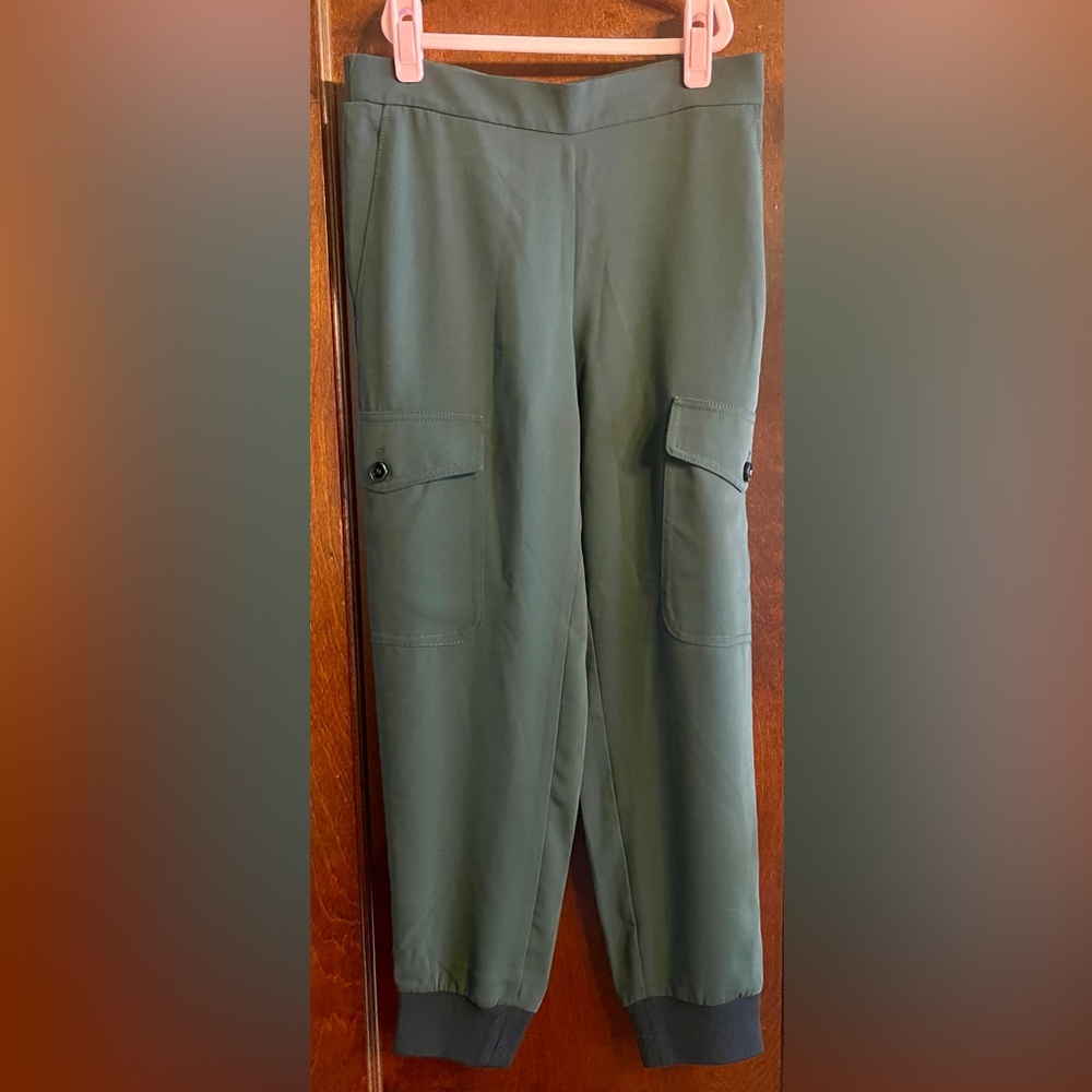 Army green Ann Taylor Cargos